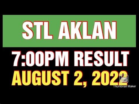 stl aklan result today 7pm